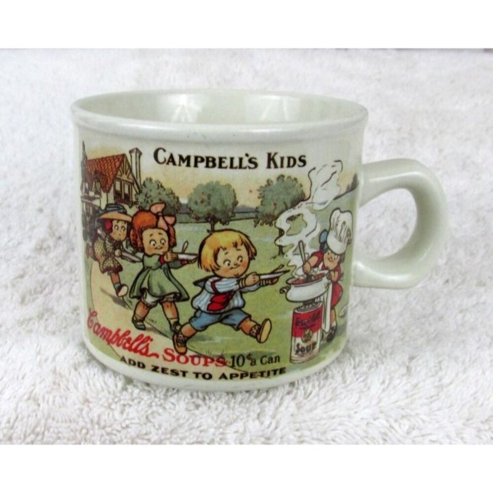 Westwood Coffee Mug Campbell's Kids postcard - Replica 1910 Campbell's Soup Co.